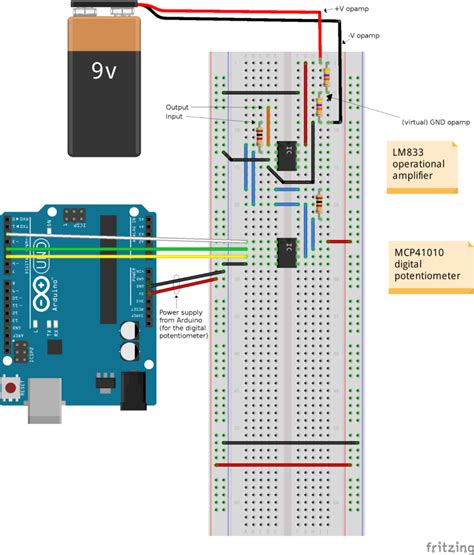 arduino opamp|how to power op amp.